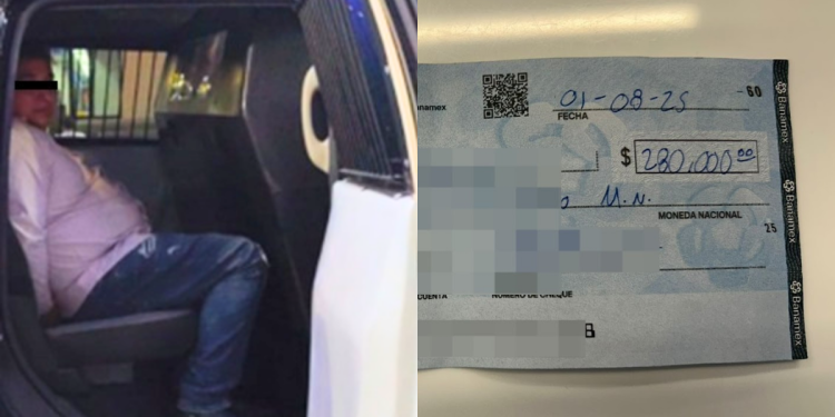 Detienen A Joven Por Intentar Cobrar Cheque Robado En Monterrey