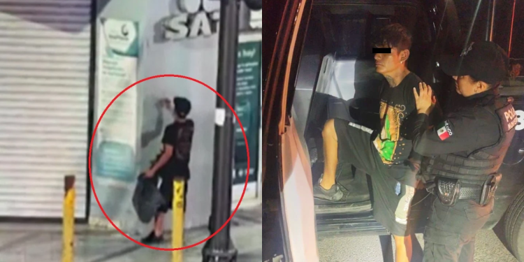 Detienen A Hombre Por Daños En Edificio Público En Monterrey