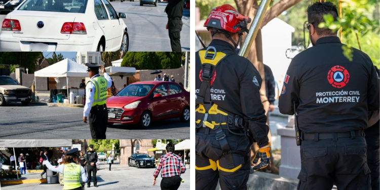 Monterrey Refuerza Seguridad En Panteones Durante El Día De Muertos