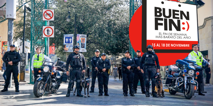 operativo-de-seguridad-Buen-Fin-Policía-de-Monterrey-centros-comerciales-estrategia-Escudo-vigilancia-municipal