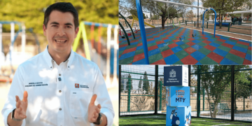 debate público Colosio vs Adrián de la Garza ante fuertes declaraciones de Colosio al decirle "tibio" a su gestión. Imagen de Marcelo Segovia y parques renovados de Monterrey