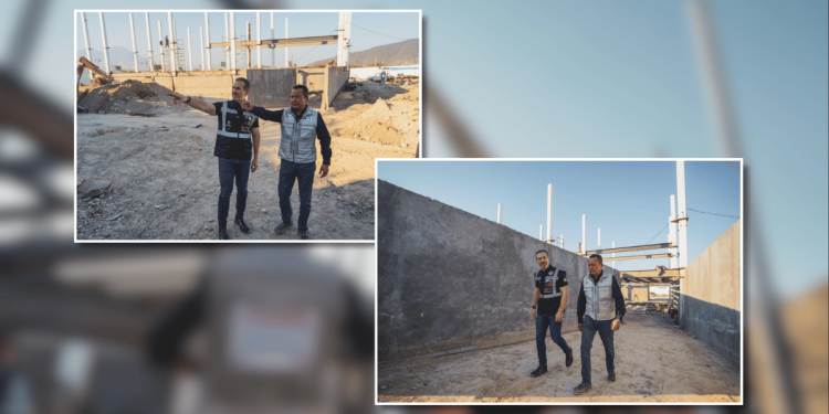 Continuan en buen tiempo las obras del C4 norte y sur en Monterrey