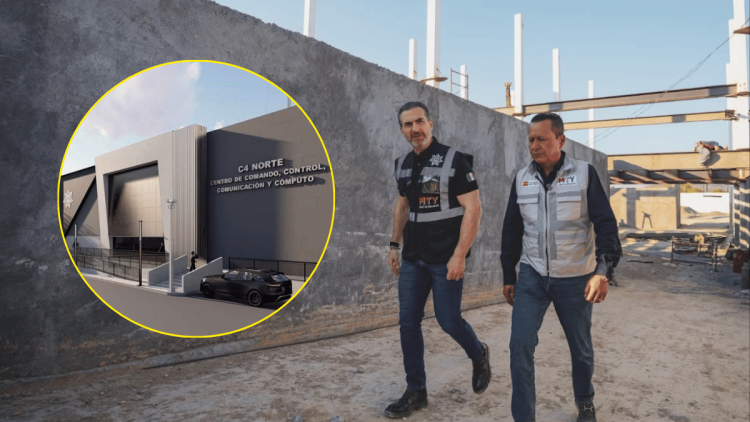 Continúan en buen tiempo las obras del C4 norte y sur en Monterrey