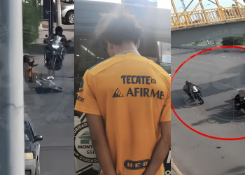 Cae menor con mariguana en la industrial en Monterrey