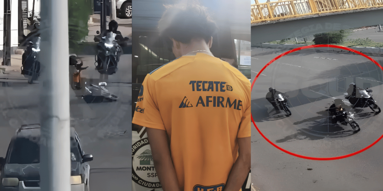 Cae menor con mariguana en la industrial en Monterrey