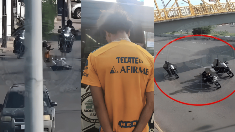 Cae menor con mariguana en la industrial en Monterrey