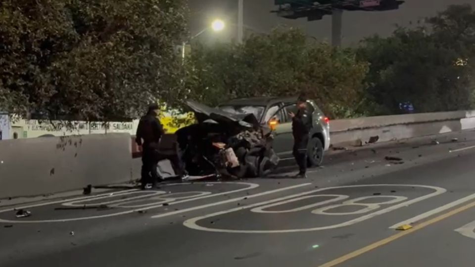 Choque en avenida Garza Sada es atendido por protección civil