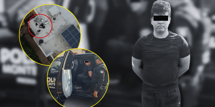 Gracias a drones en Monterrey detienen a sospechoso