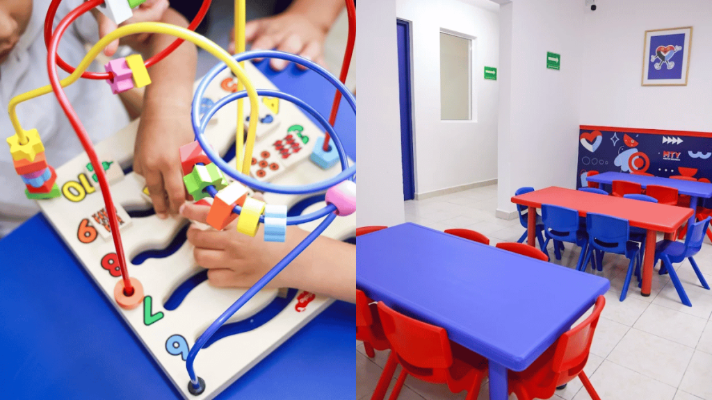 la renovación de la, ahora, nueva estancia infantil Laura Arce, tiene a los padres beneficiarios del DIF de Monterrey al igual que sus hijos