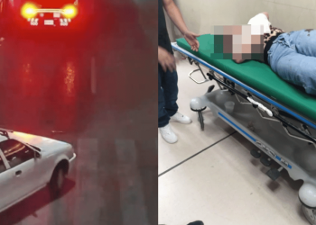 tránsito de monterrey escolta a joven por emergencia medica