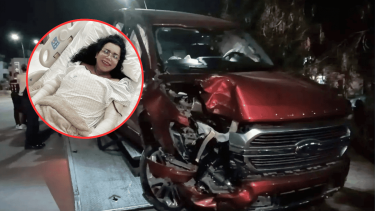 Accidente de Paola Suárez