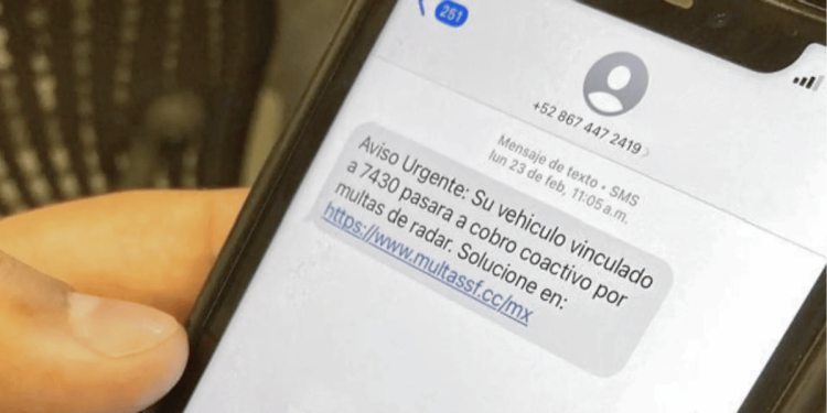 Multas de tránsito falsas