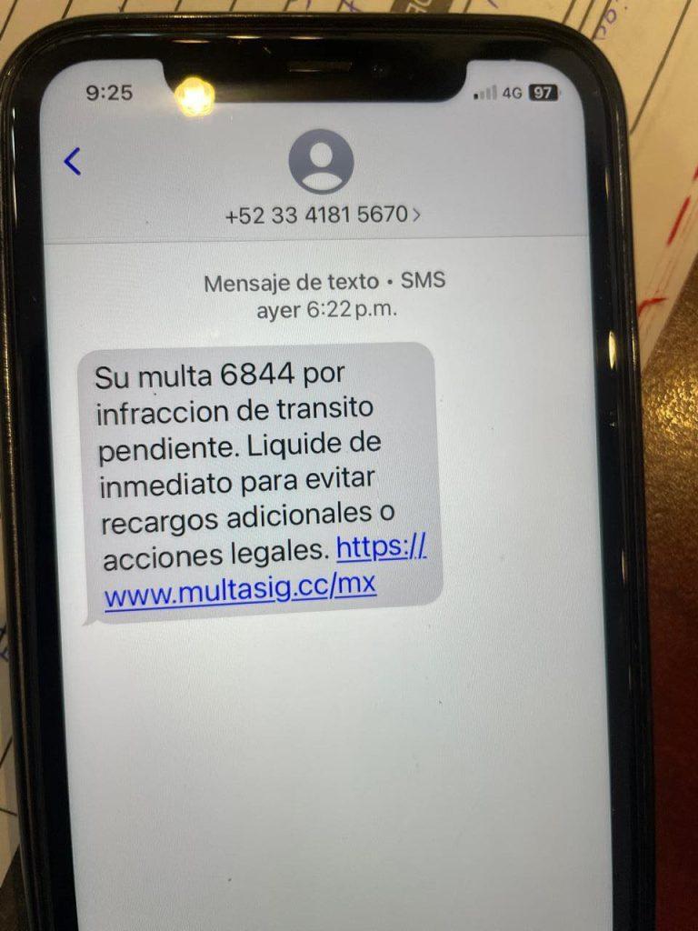 preocupa la cantidad de Multas de tránsito falsas por el robo de datos personales