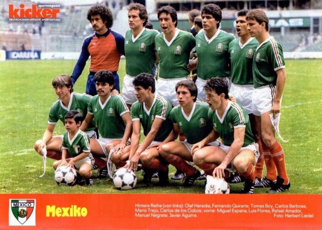javier aguirre jugaba la última vez que méxico le gano a inglaterra