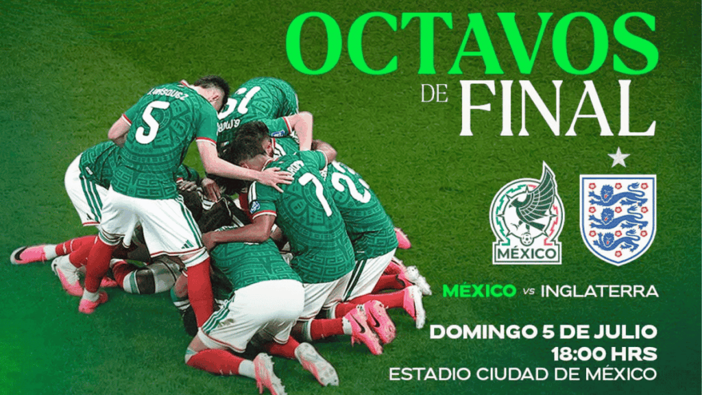 México contra Inglaterra en el mundial 2026