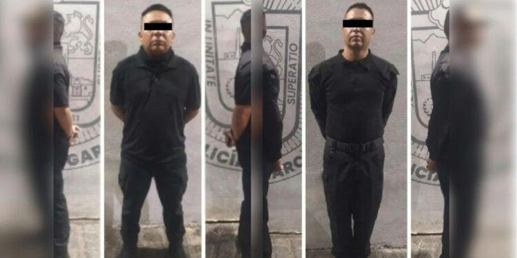 policia garcía robo